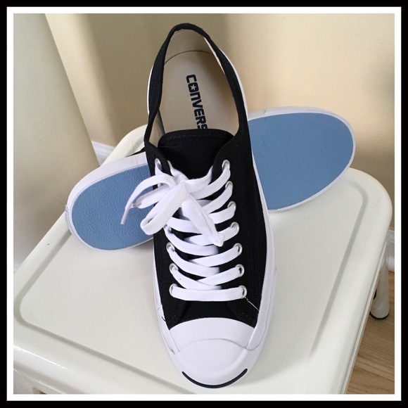 ❌SOLD❌CONVERSE LO OX BLACK SNEAKERS JACK PURCELL - Picture 6 of 8