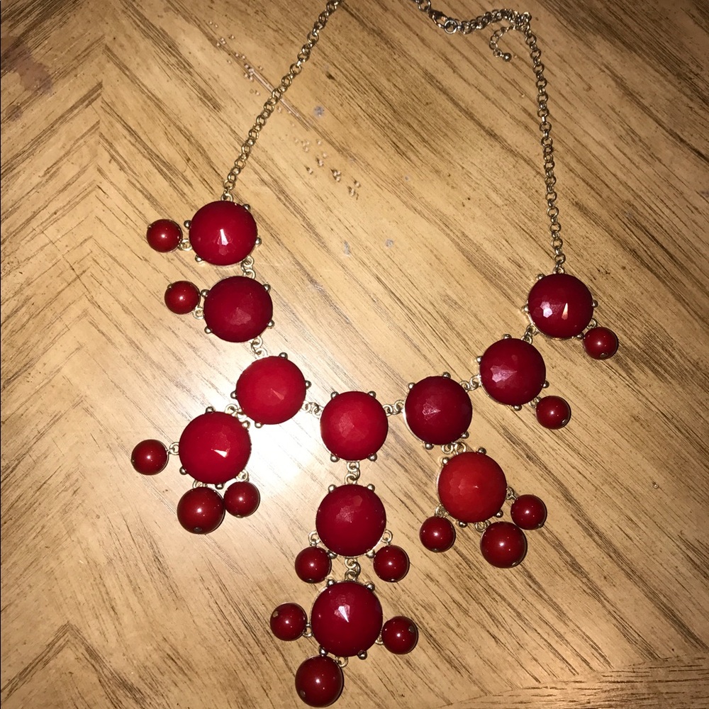 Red bubble necklace!❤
