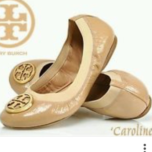 Tory Burch Shoes - Tory Burch Nude Caroline Flats