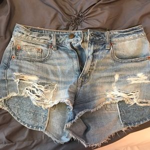 American Eagle Hi-rise Festival Shorts