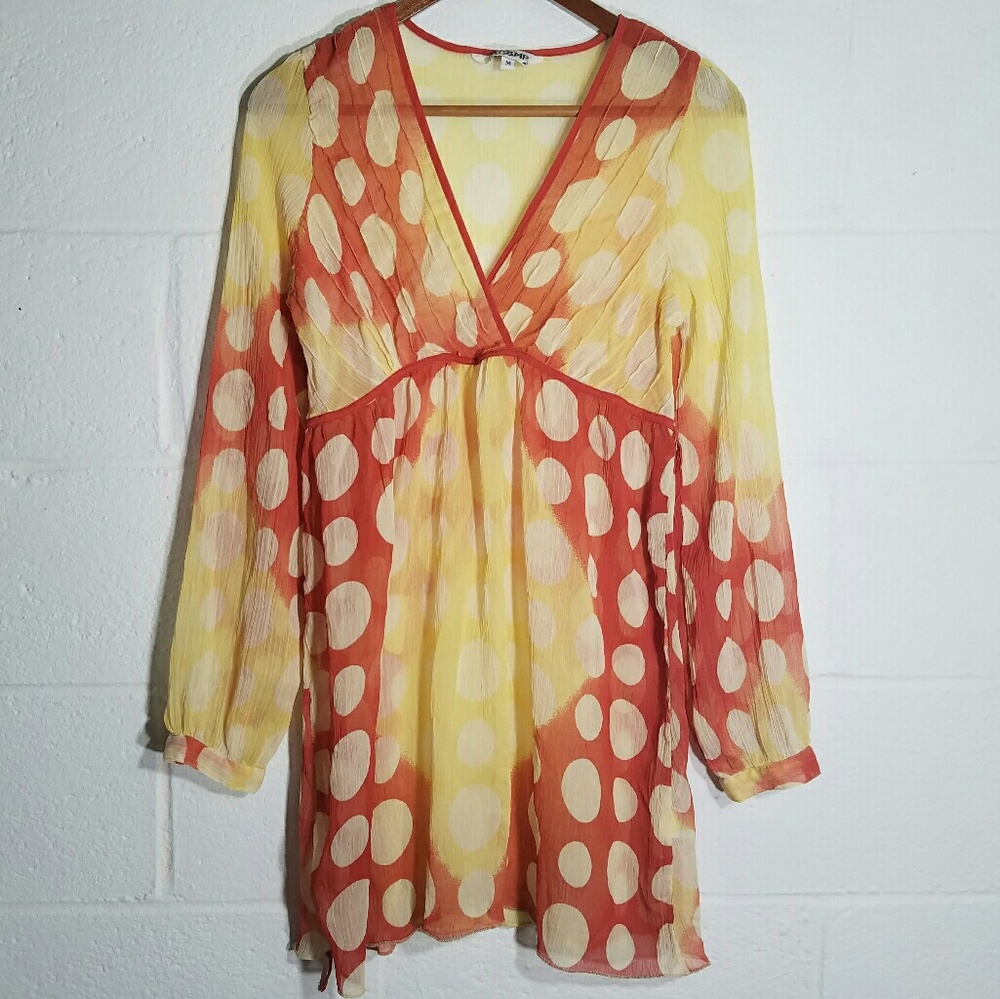70s feels sheer dress