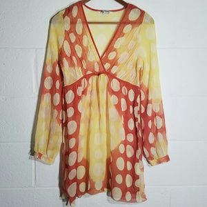 70s feels sheer dress