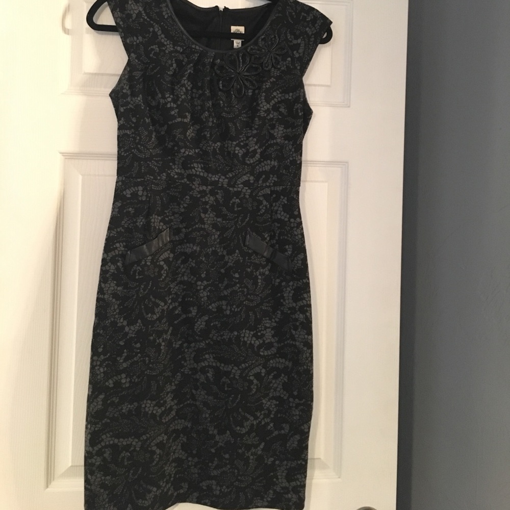 Black floral dress