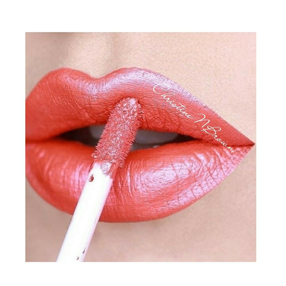 Coral long lasting Metallic Matte Lipgloss