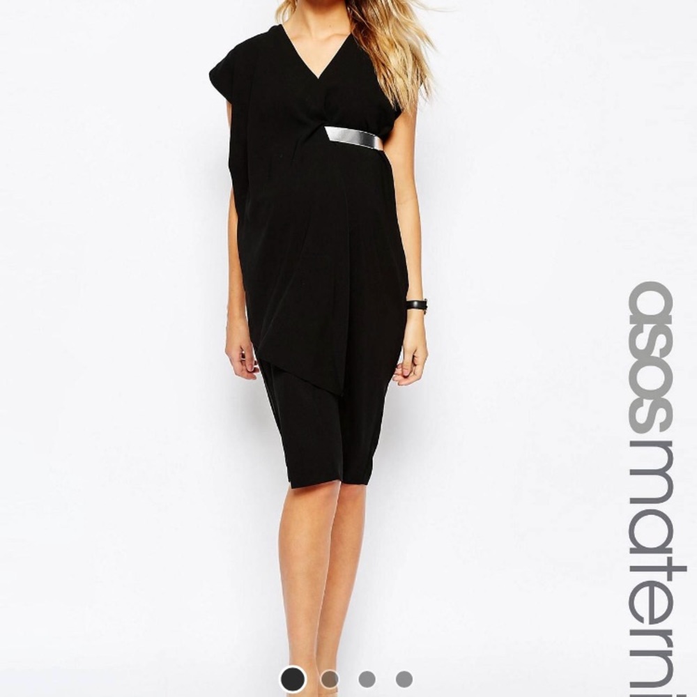 ASOS Maternity Asymmetric Contemporary Midi Dress
