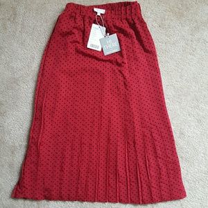 Anthropologie Polka-dot Skirt NWT