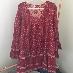 Flowy free people tunic