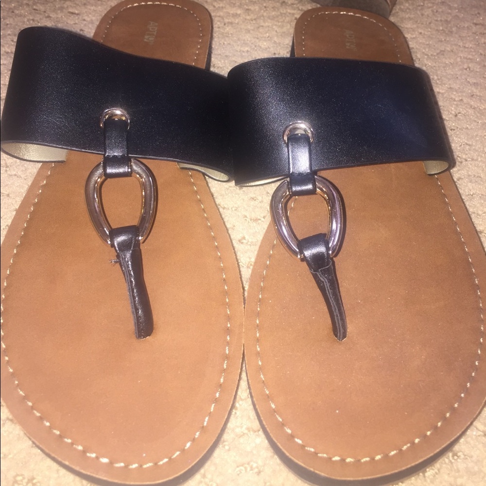 Black sandals