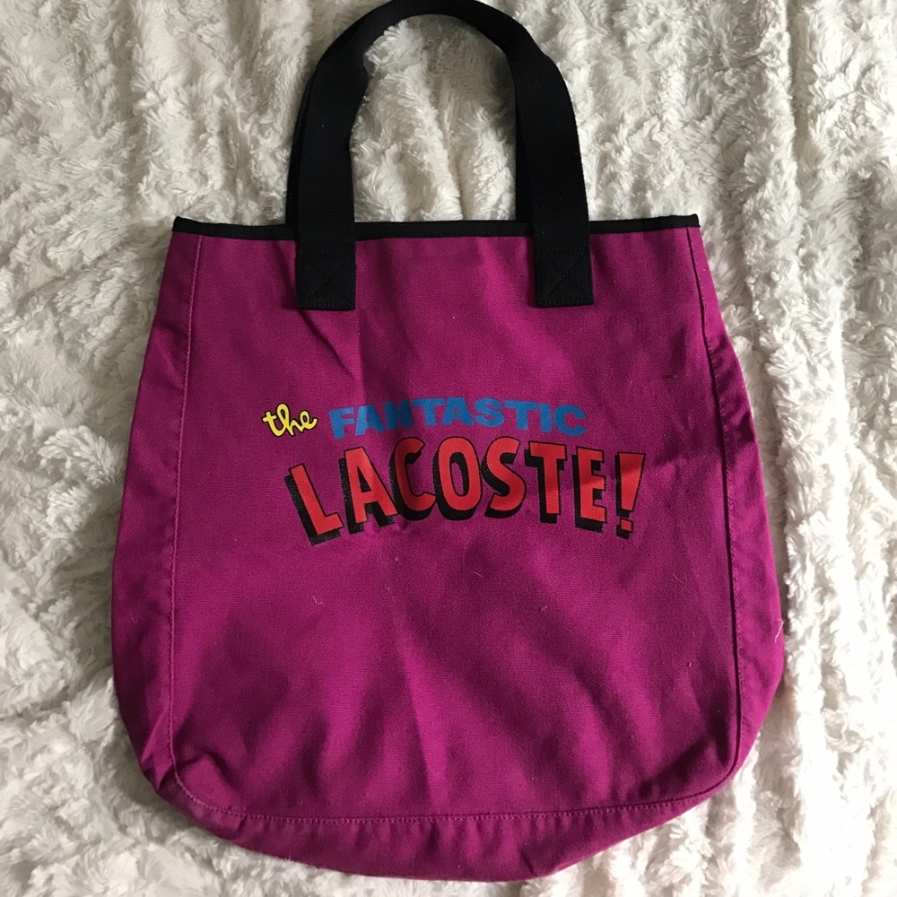 Vintage Lacoste tote!