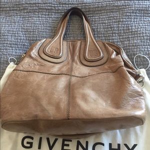 AUTHENTIC GIVENCHY NIGHTINGALE PURSE IN TAN