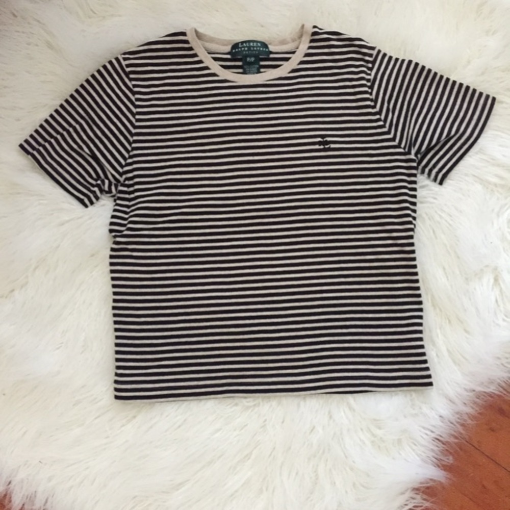 Ralph Lauren striped crop top