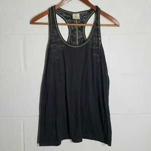 Semi sheer athletic tank