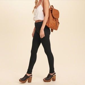 hollister super skinny black jeans