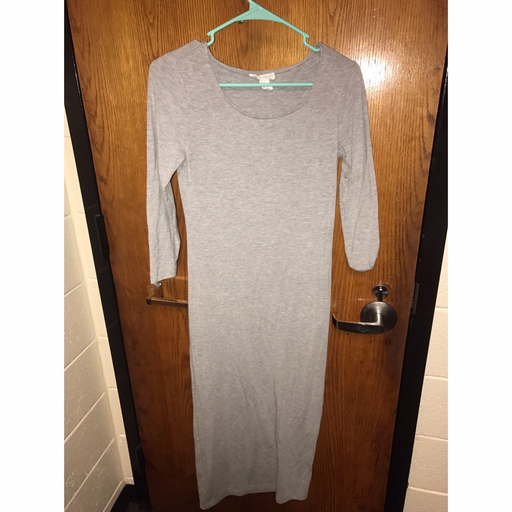 Gray Bodycon Dress