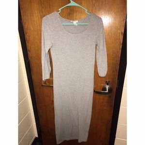 Gray Bodycon Dress