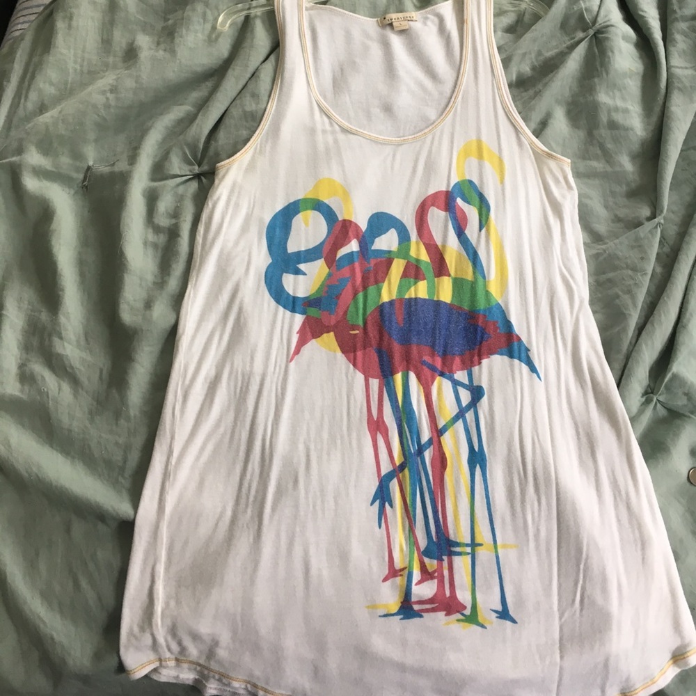 Long White Tank Top
