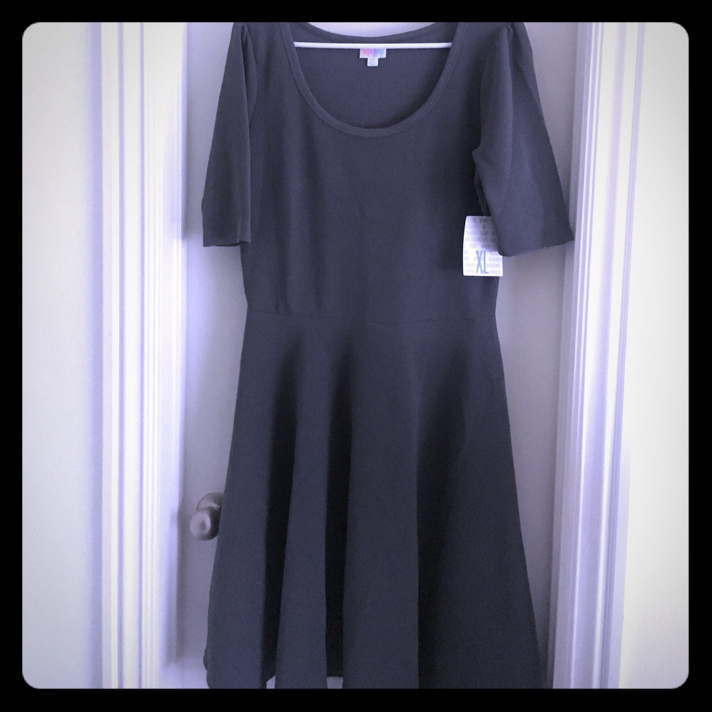 Lularoe Grey Nicole Dress