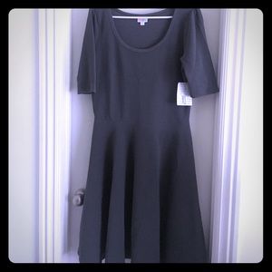 Lularoe Grey Nicole Dress