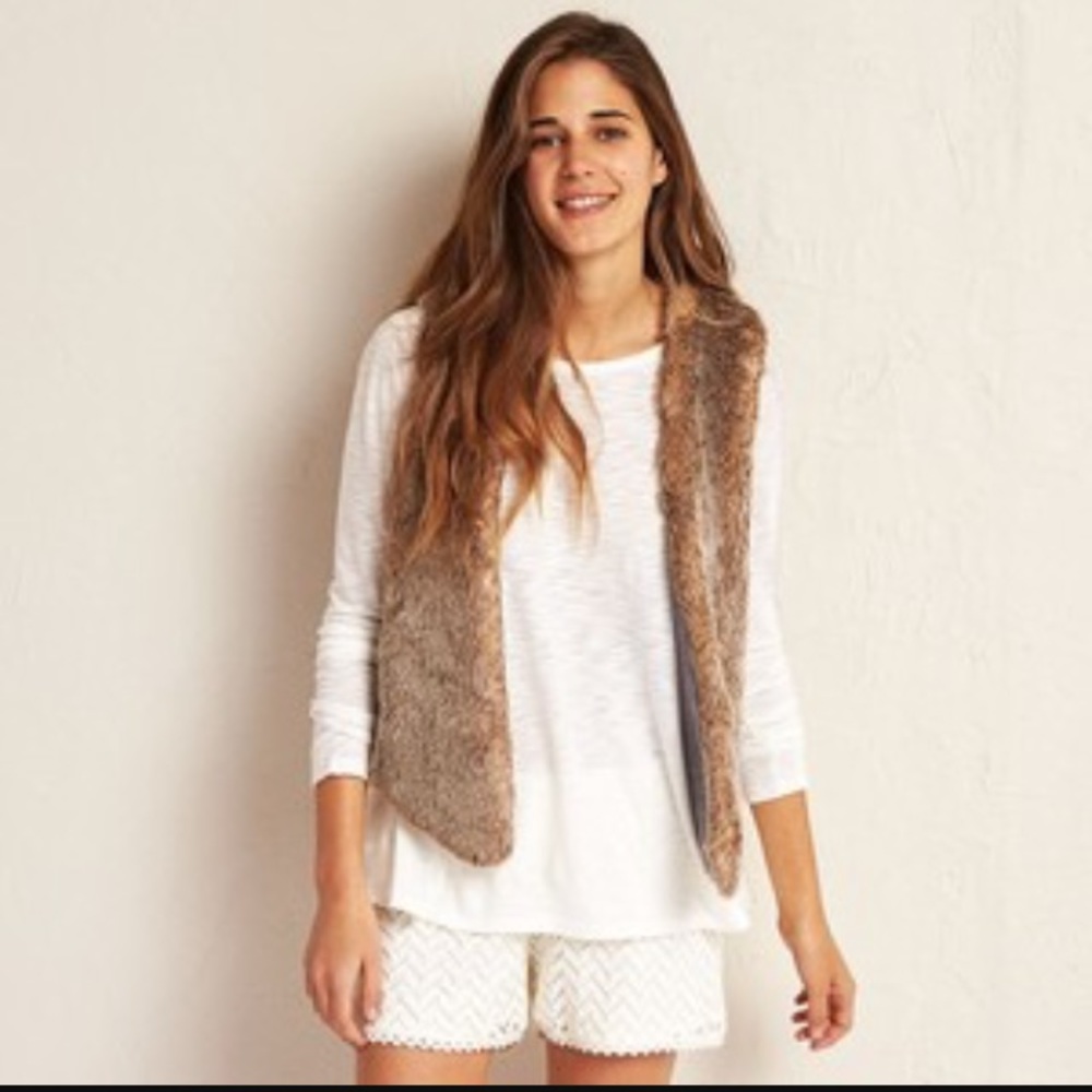 Aerie faux fur vest