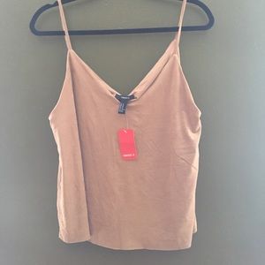 Suede like tank