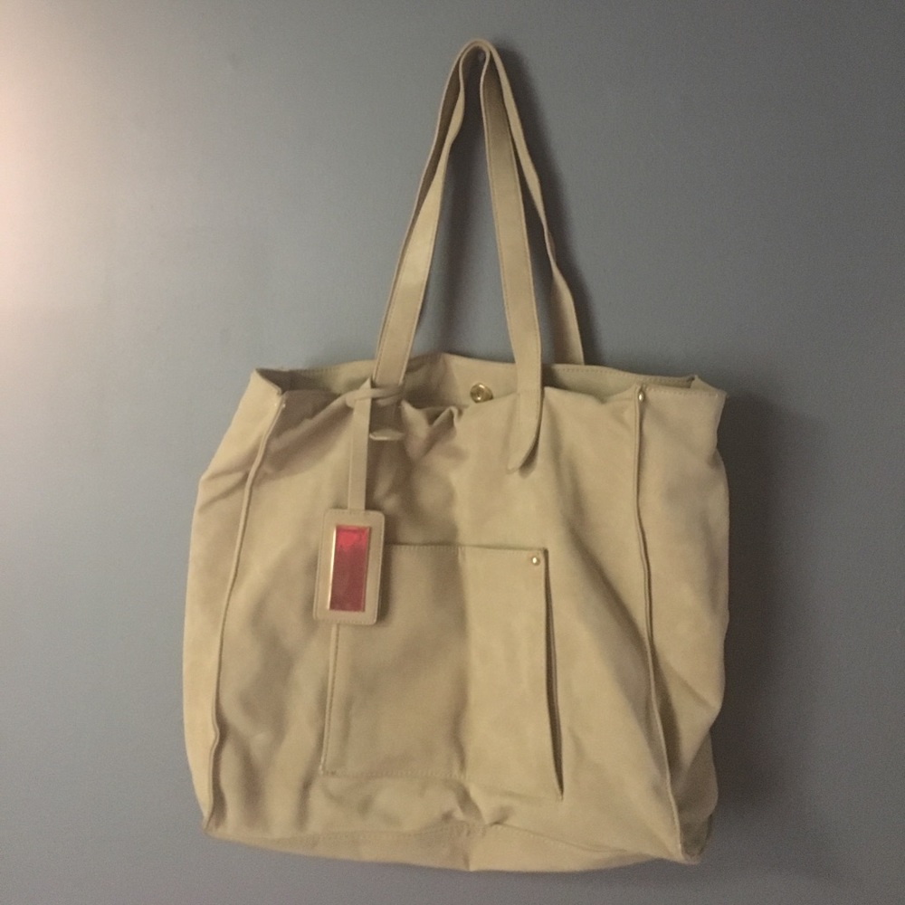 Forever 21 beige tote