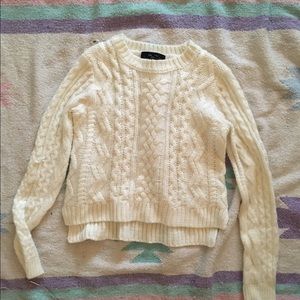 Cream sweater