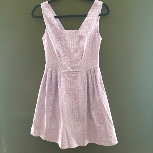 Purple and white cocktail dress - Picture 1 of 2