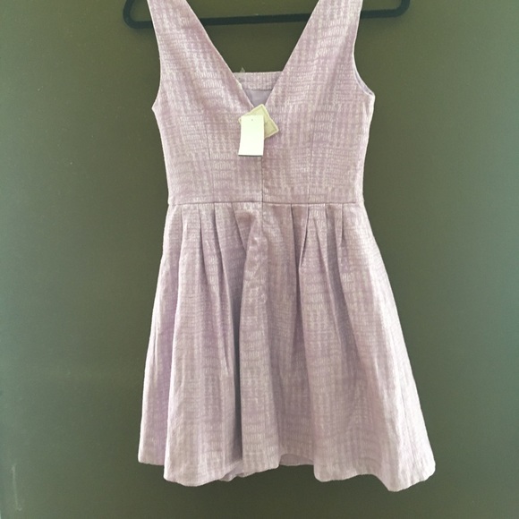 Purple and white cocktail dress - Picture 2 of 2