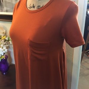 LuLaRoe Carly burnt orange
