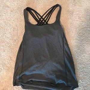 Open back lulu tank