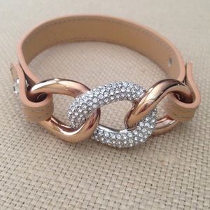 SWAROVSKI Bound Leather Bracelet