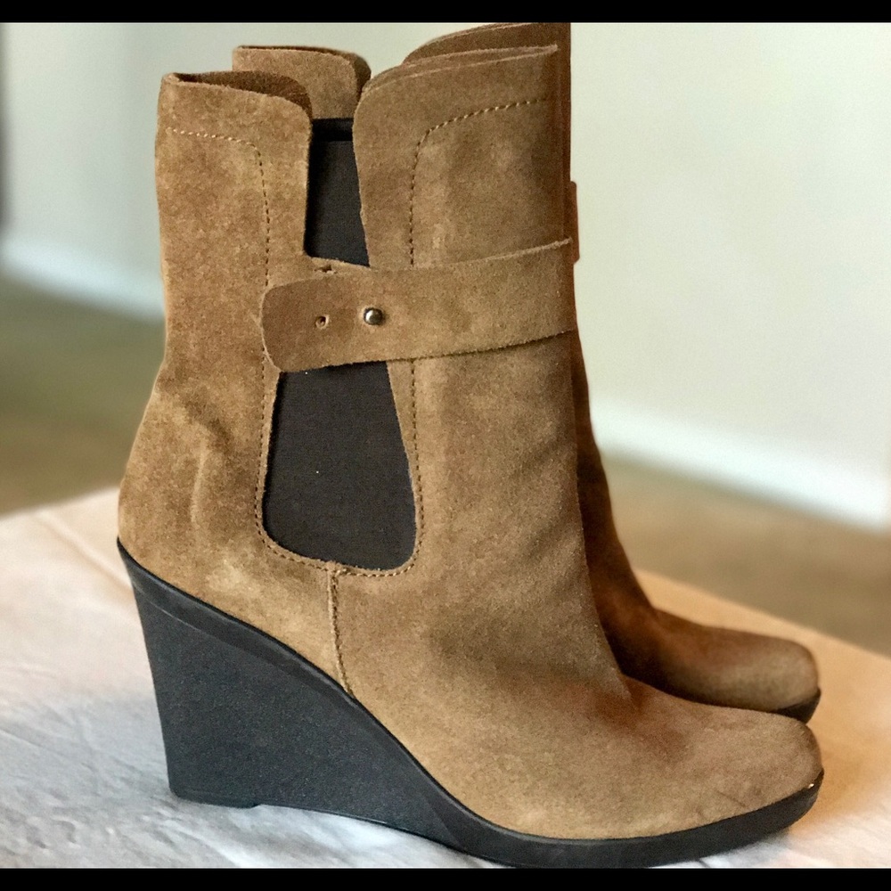 CIRCA JOAN & DAVID SUEDE ANKLE BOOTS