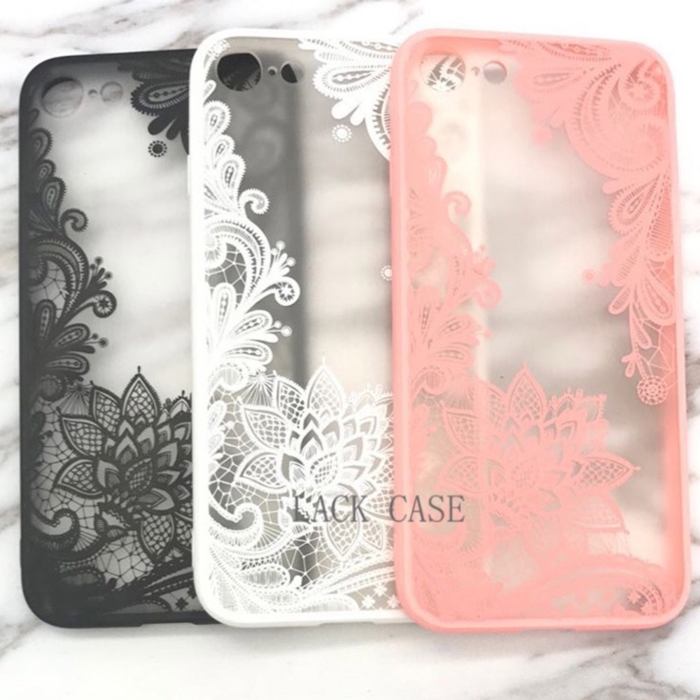 iPhone 7 Clear and Sexy Floral Lace design case