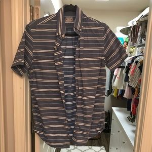 J Crew Favctoey Men's short sleeve button up shirt