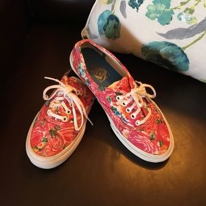 Floral Vans!