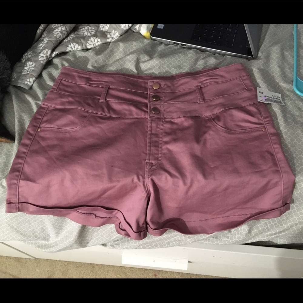 High waisted shorts