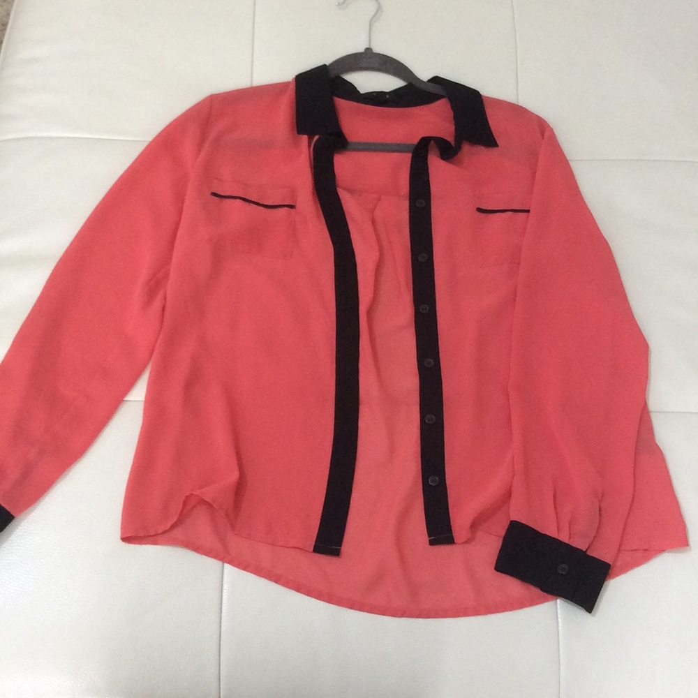 Medium mine button down top