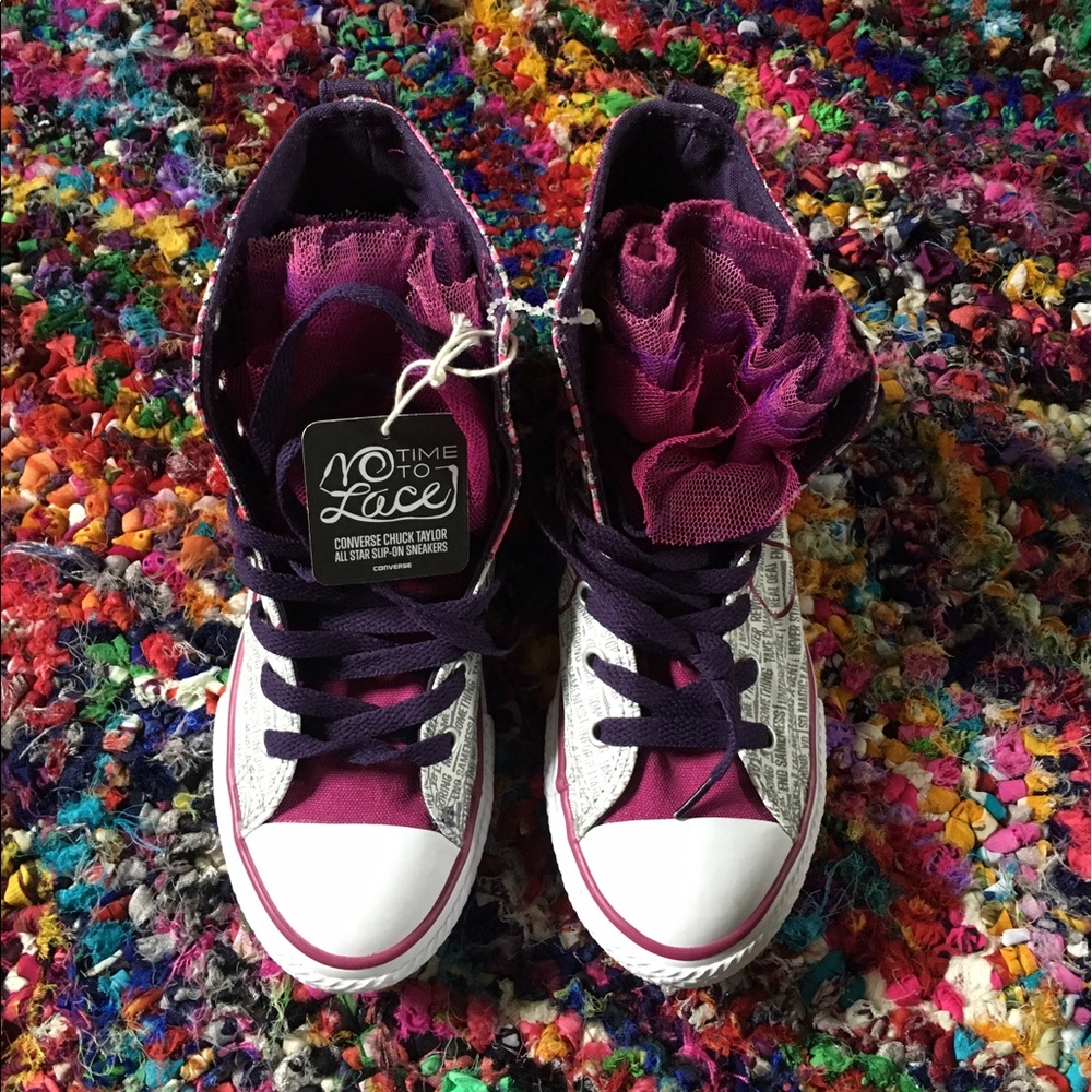 New girls hi top converse. - Picture 2 of 3