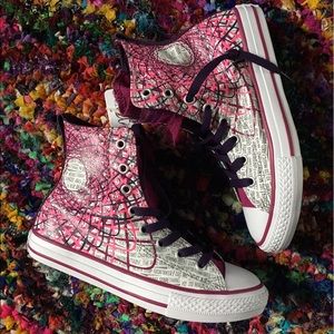New girls hi top converse.