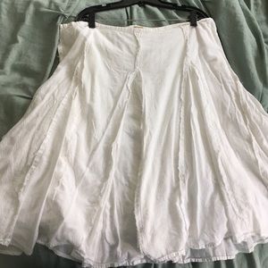 White A-Line Skirt from Old Navy