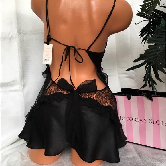 Victoria’s Secret S,M DESIGNER COLLECTION SILK SLIP PJ LINGERIE BABYDOLL