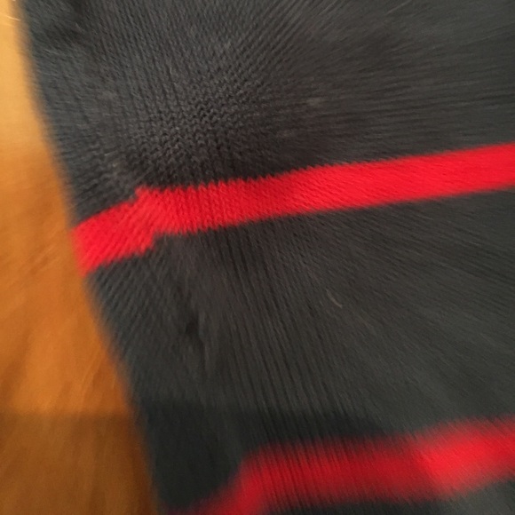 MOSCHINO navy and red striped nautical cardigan - Picture 5 of 6