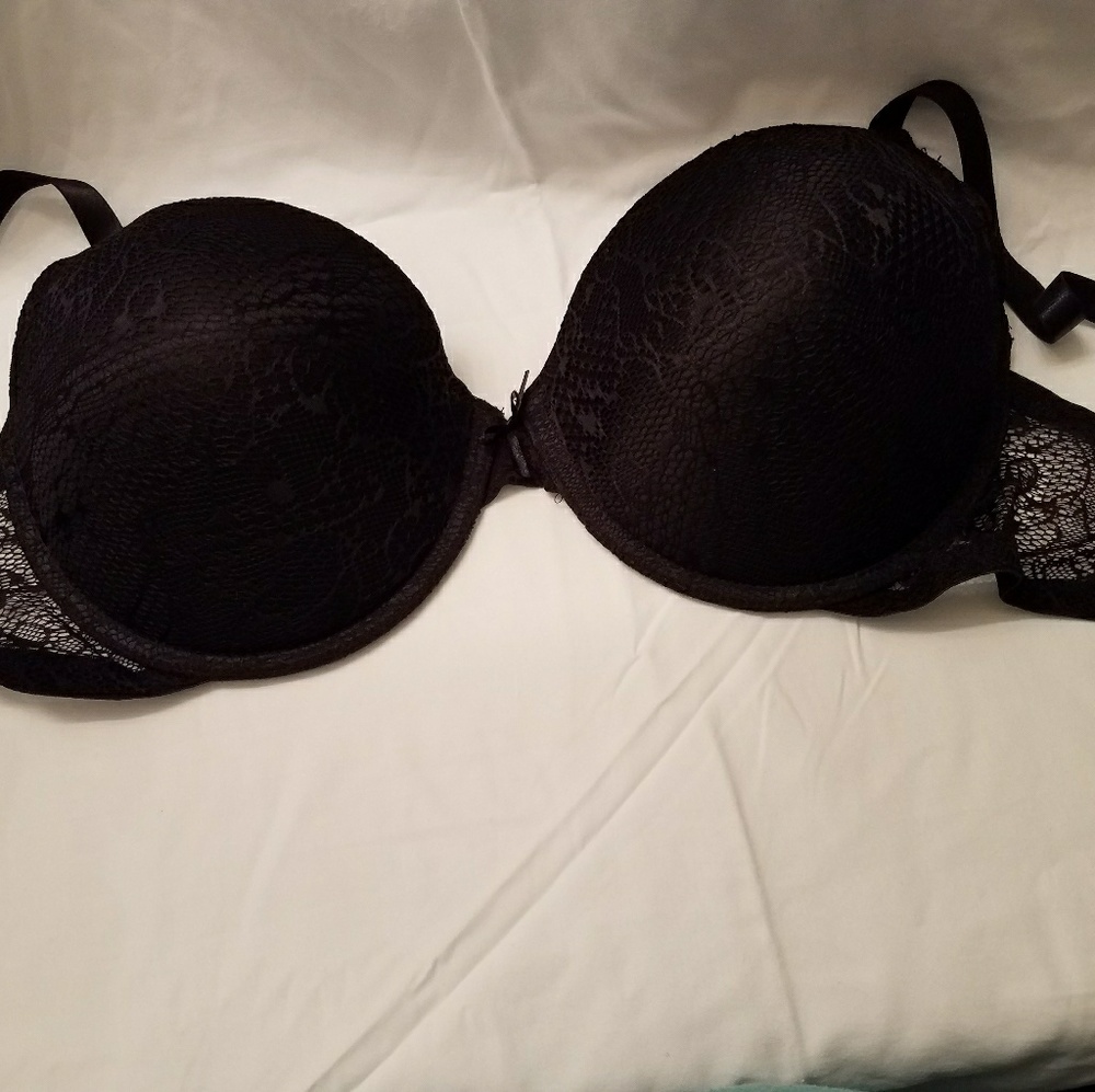 Black Lace Push Up Bra