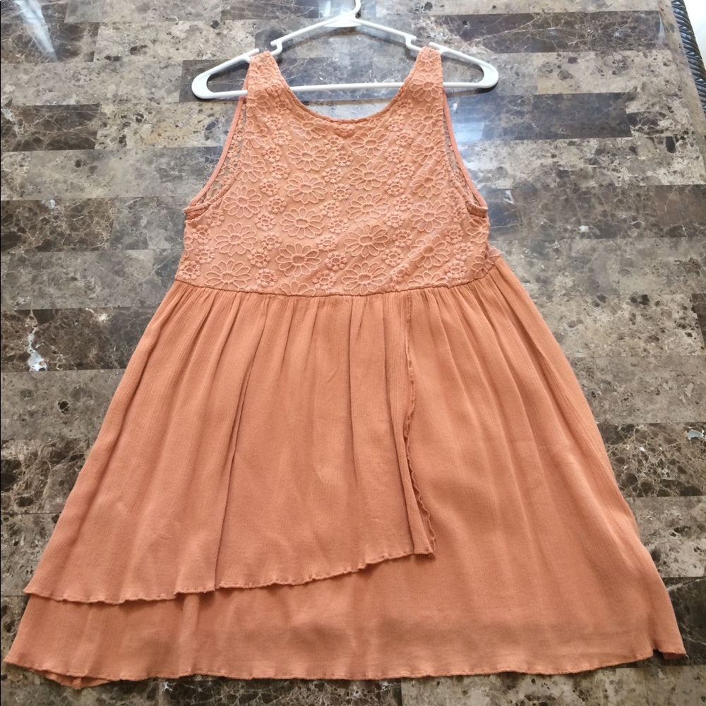 Tunic light orange top