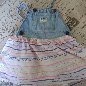 Girl overalls dress