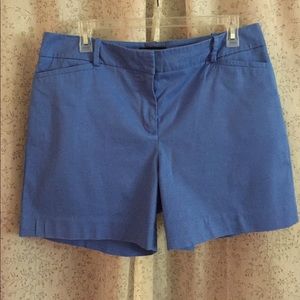 Blue 5" inseam shorts