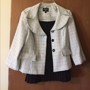 Suit jacket with skirt