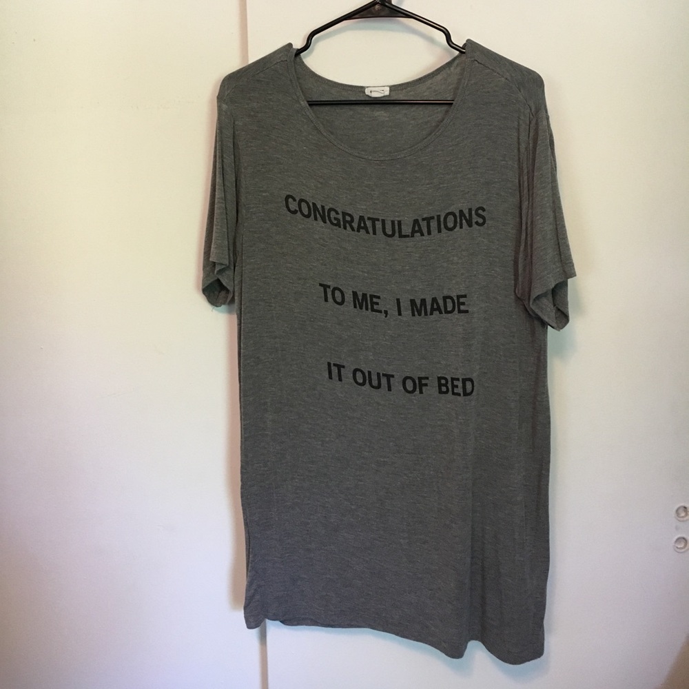 Garage Grey Tshirt Dress