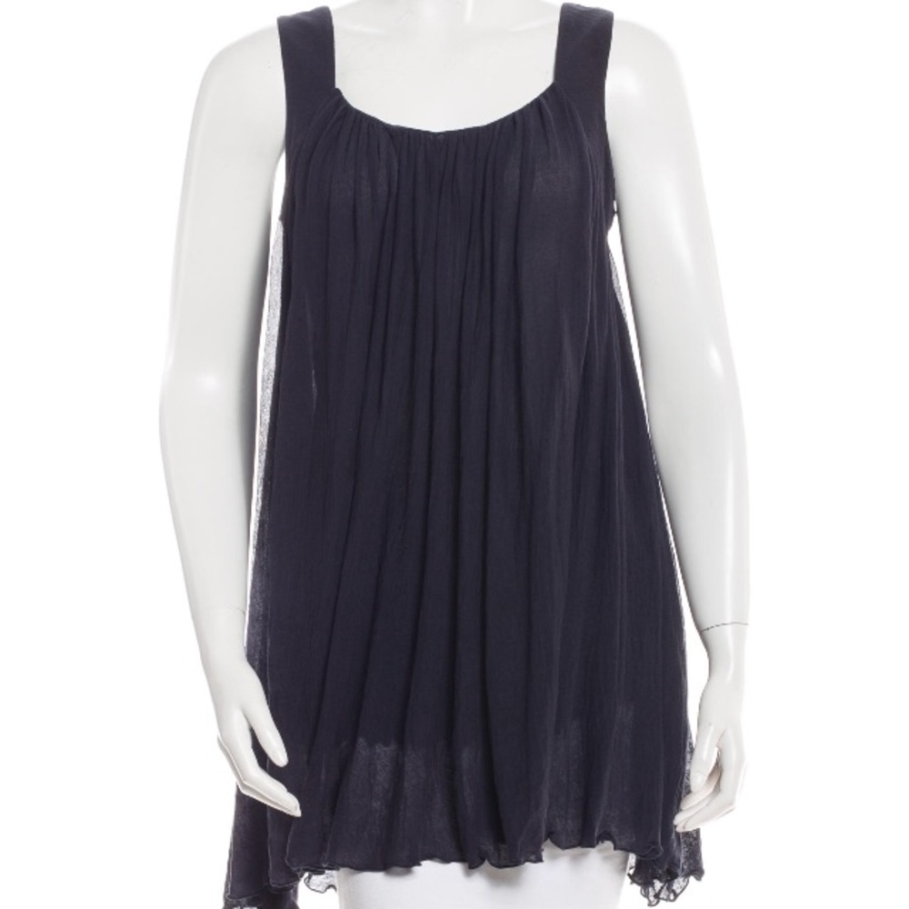 Etro Navy Blue Sleeveless Top