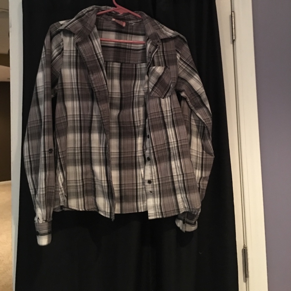 Button Up Over Shirt
